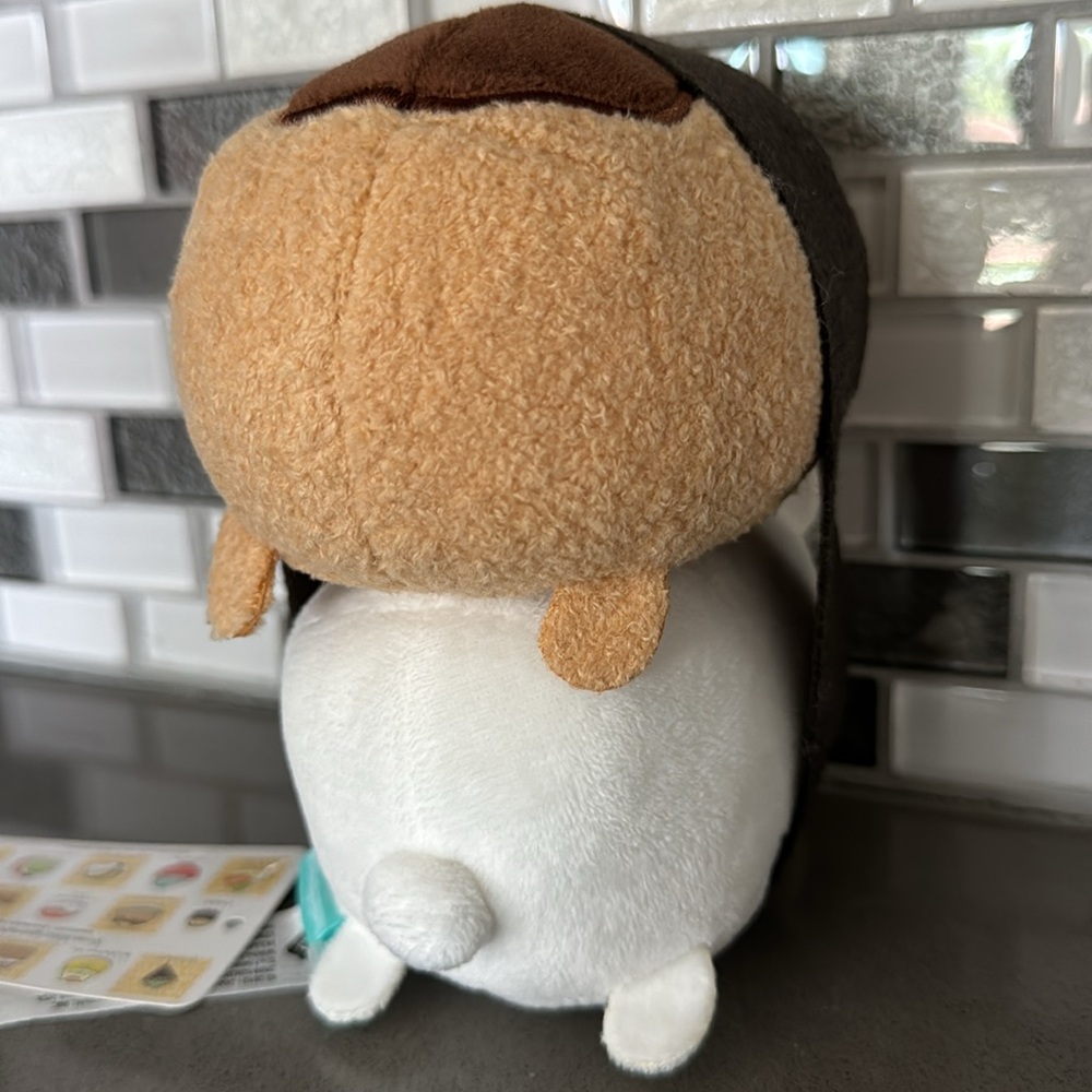 San-X Sumikkogurashi Tonkatsu & Shirokuma Sushi Plush / Kawaii / 6” / Rare / NEW - Picture 7 of 14